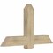 Ekena Millwork Eugene Rough Sawn Timber Gable Bracket, Douglas Fir, 48"W x 28"H x 4"D x 6"F, 14/12 Pitch GBW048X28X0406EUG00RDF - alternate 2